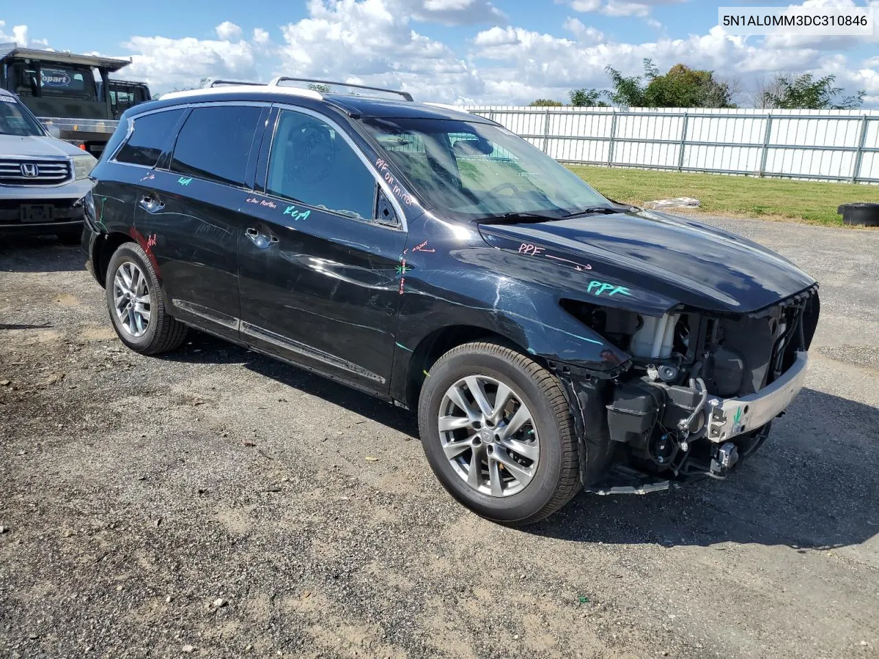 2013 Infiniti Jx35 VIN: 5N1AL0MM3DC310846 Lot: 72975974