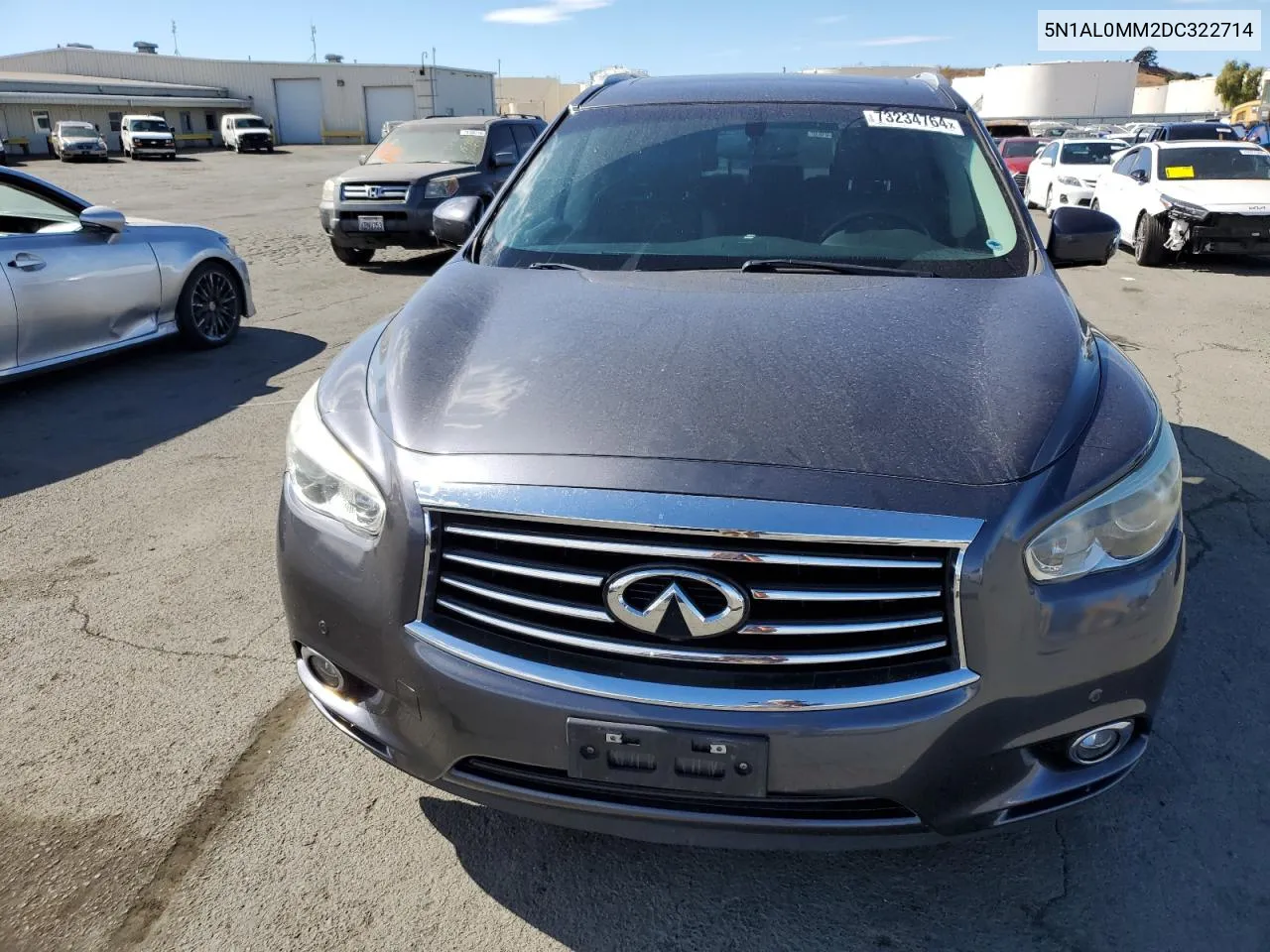 2013 Infiniti Jx35 VIN: 5N1AL0MM2DC322714 Lot: 73234764