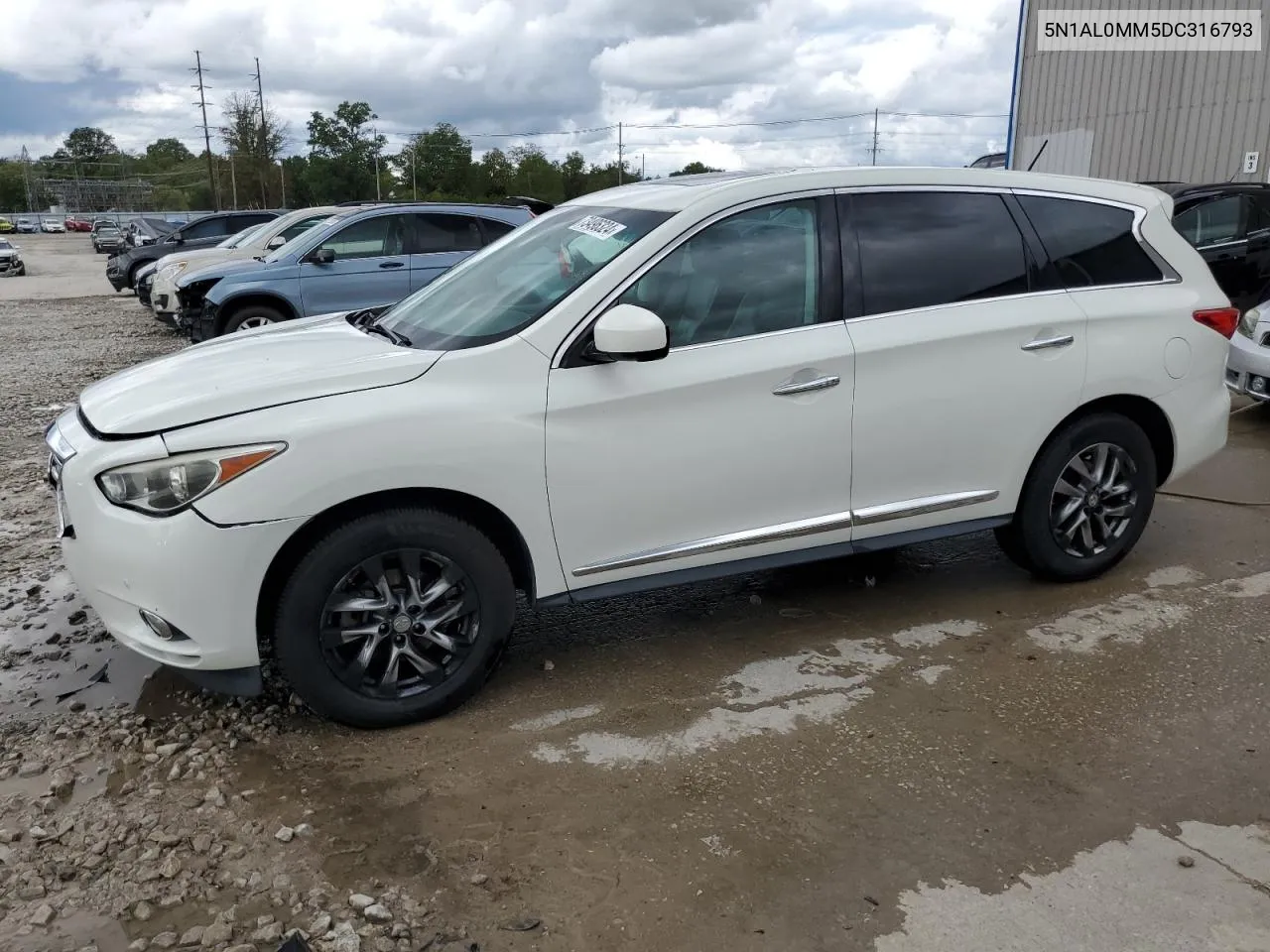 2013 Infiniti Jx35 VIN: 5N1AL0MM5DC316793 Lot: 73496324