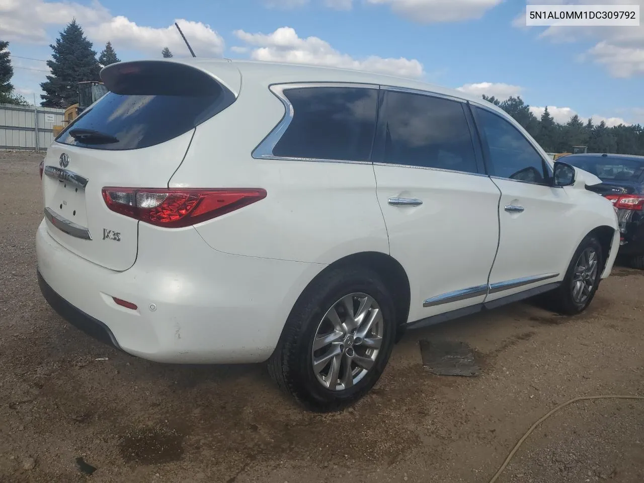 2013 Infiniti Jx35 VIN: 5N1AL0MM1DC309792 Lot: 73553234