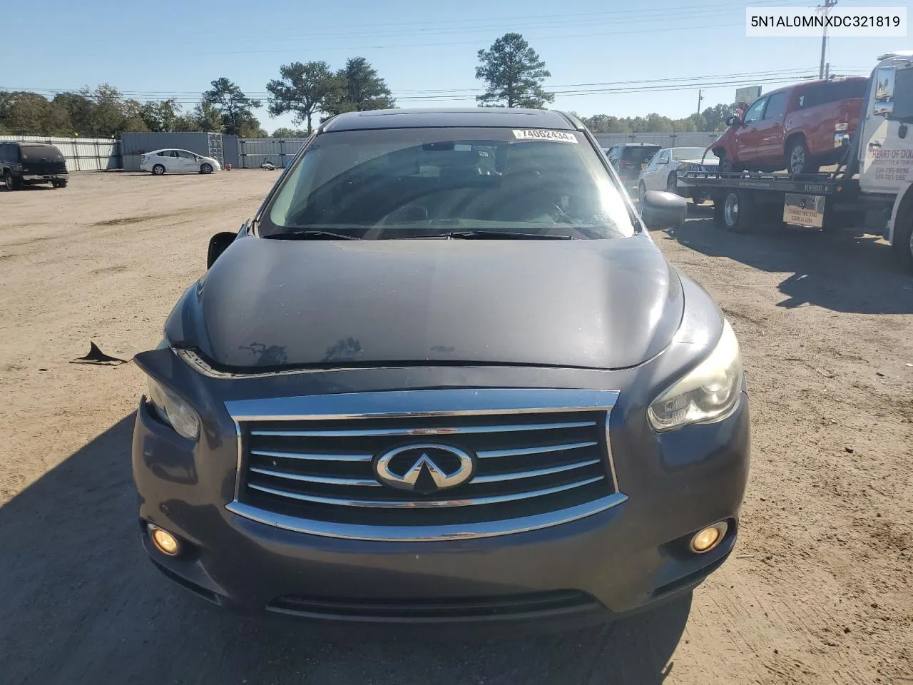 2013 Infiniti Jx35 VIN: 5N1AL0MNXDC321819 Lot: 74062434