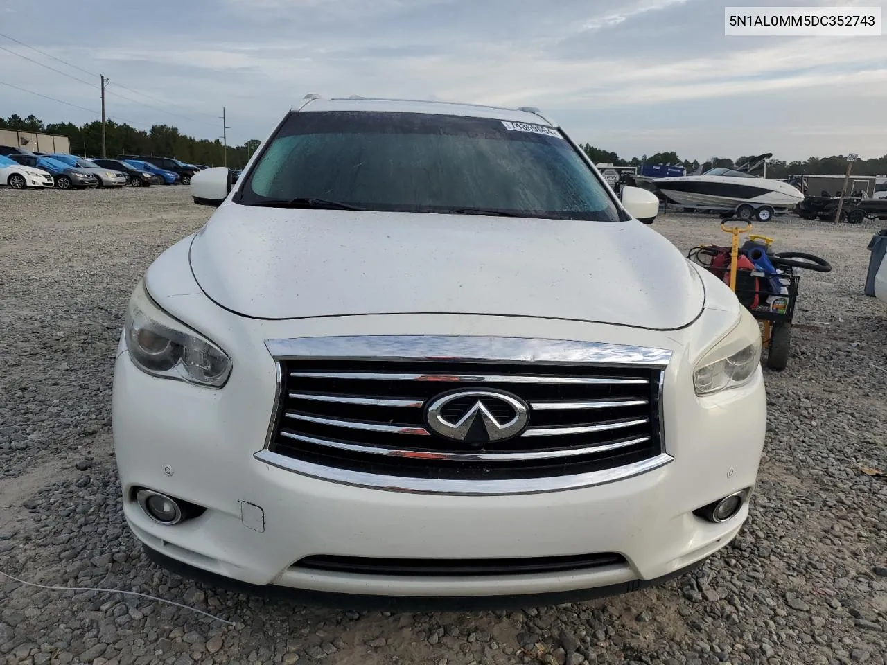 2013 Infiniti Jx35 VIN: 5N1AL0MM5DC352743 Lot: 74369664