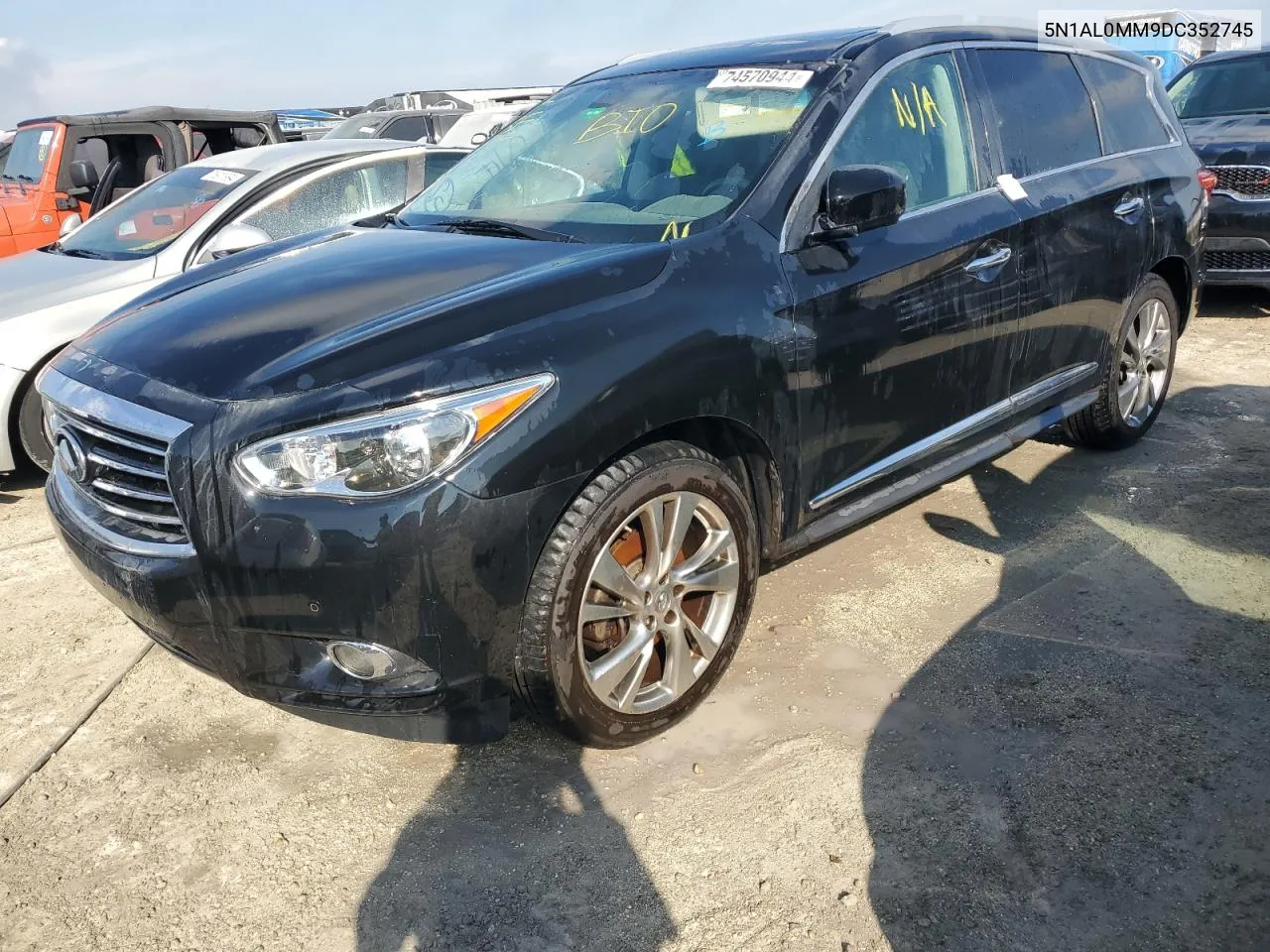 2013 Infiniti Jx35 VIN: 5N1AL0MM9DC352745 Lot: 74570944