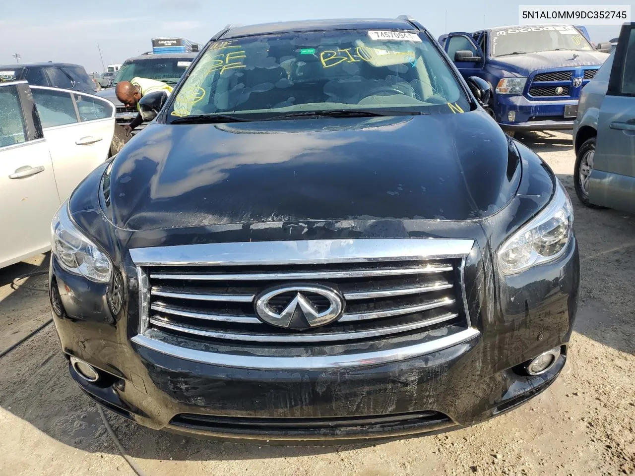 2013 Infiniti Jx35 VIN: 5N1AL0MM9DC352745 Lot: 74570944