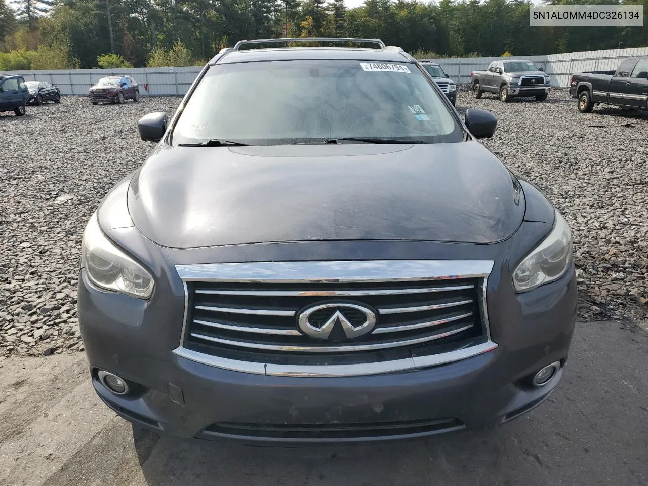 2013 Infiniti Jx35 VIN: 5N1AL0MM4DC326134 Lot: 74806794