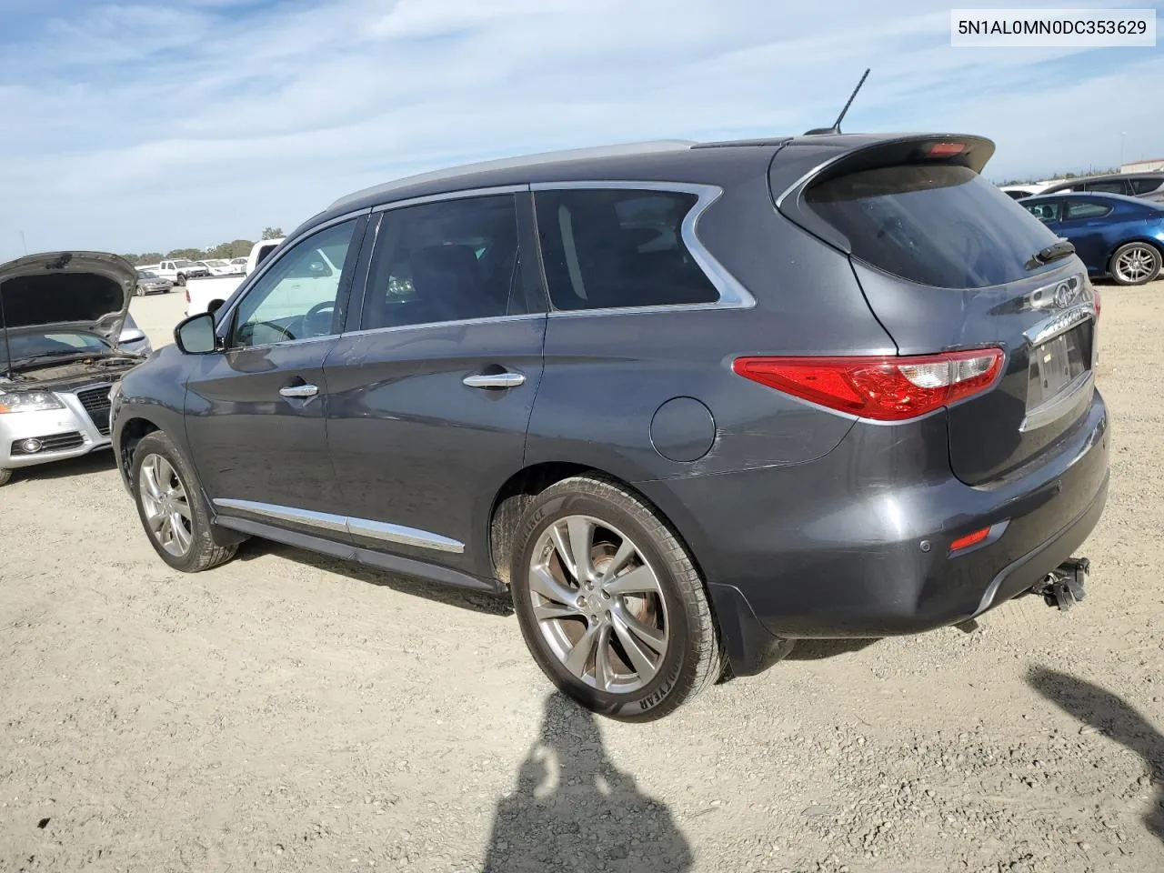 2013 Infiniti Jx35 VIN: 5N1AL0MN0DC353629 Lot: 75009974