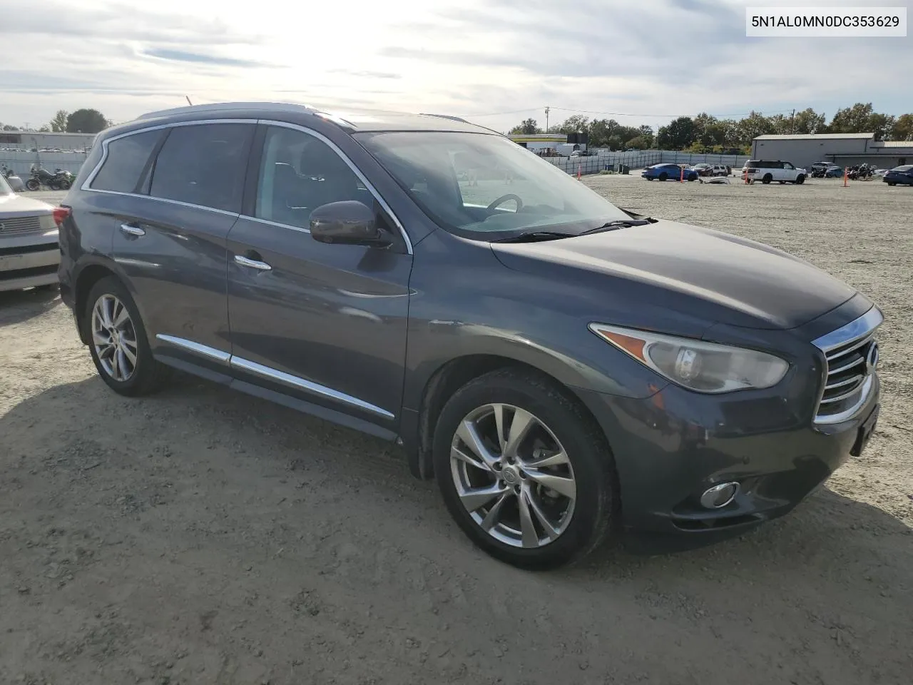 2013 Infiniti Jx35 VIN: 5N1AL0MN0DC353629 Lot: 75009974