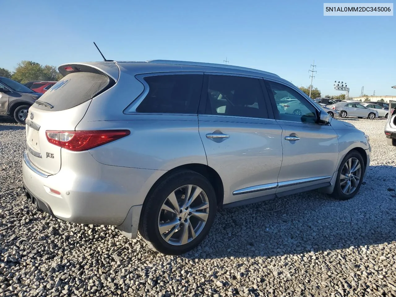 2013 Infiniti Jx35 VIN: 5N1AL0MM2DC345006 Lot: 75077324