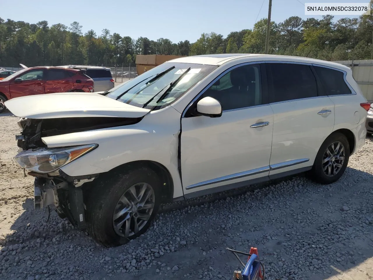 2013 Infiniti Jx35 VIN: 5N1AL0MN5DC332078 Lot: 75169874