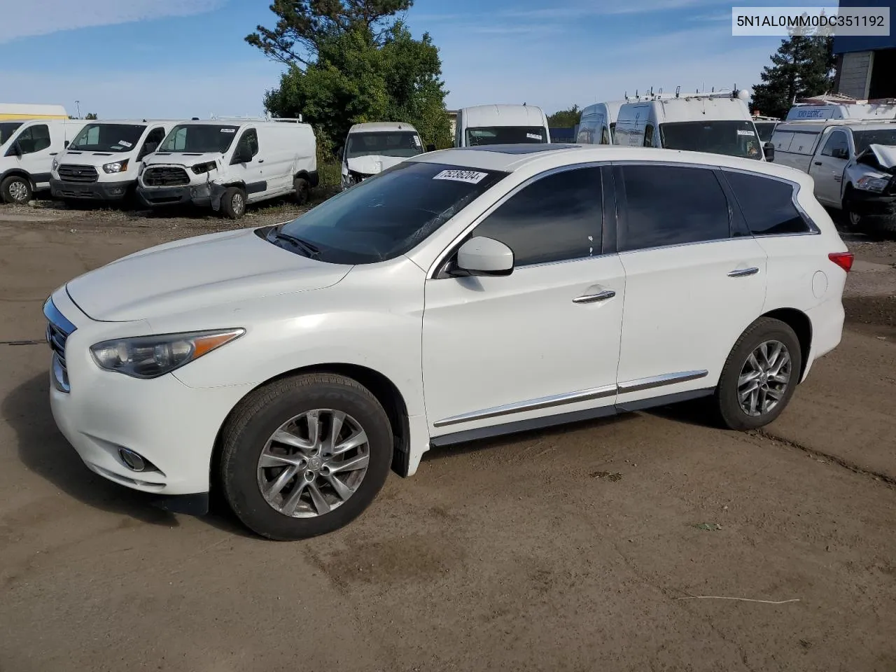 5N1AL0MM0DC351192 2013 Infiniti Jx35