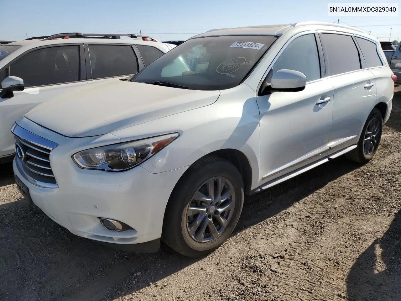 2013 Infiniti Jx35 VIN: 5N1AL0MMXDC329040 Lot: 75553524