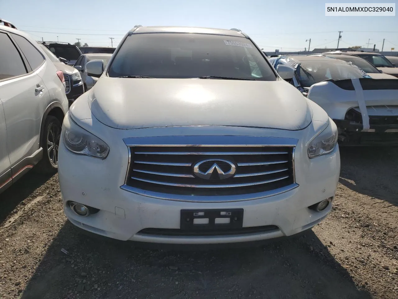 2013 Infiniti Jx35 VIN: 5N1AL0MMXDC329040 Lot: 75553524