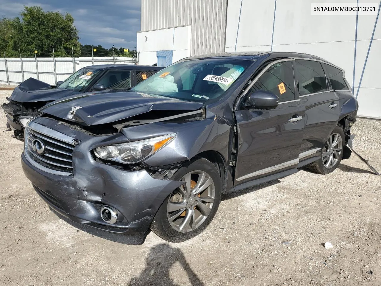 2013 Infiniti Jx35 VIN: 5N1AL0MM8DC313791 Lot: 75595994