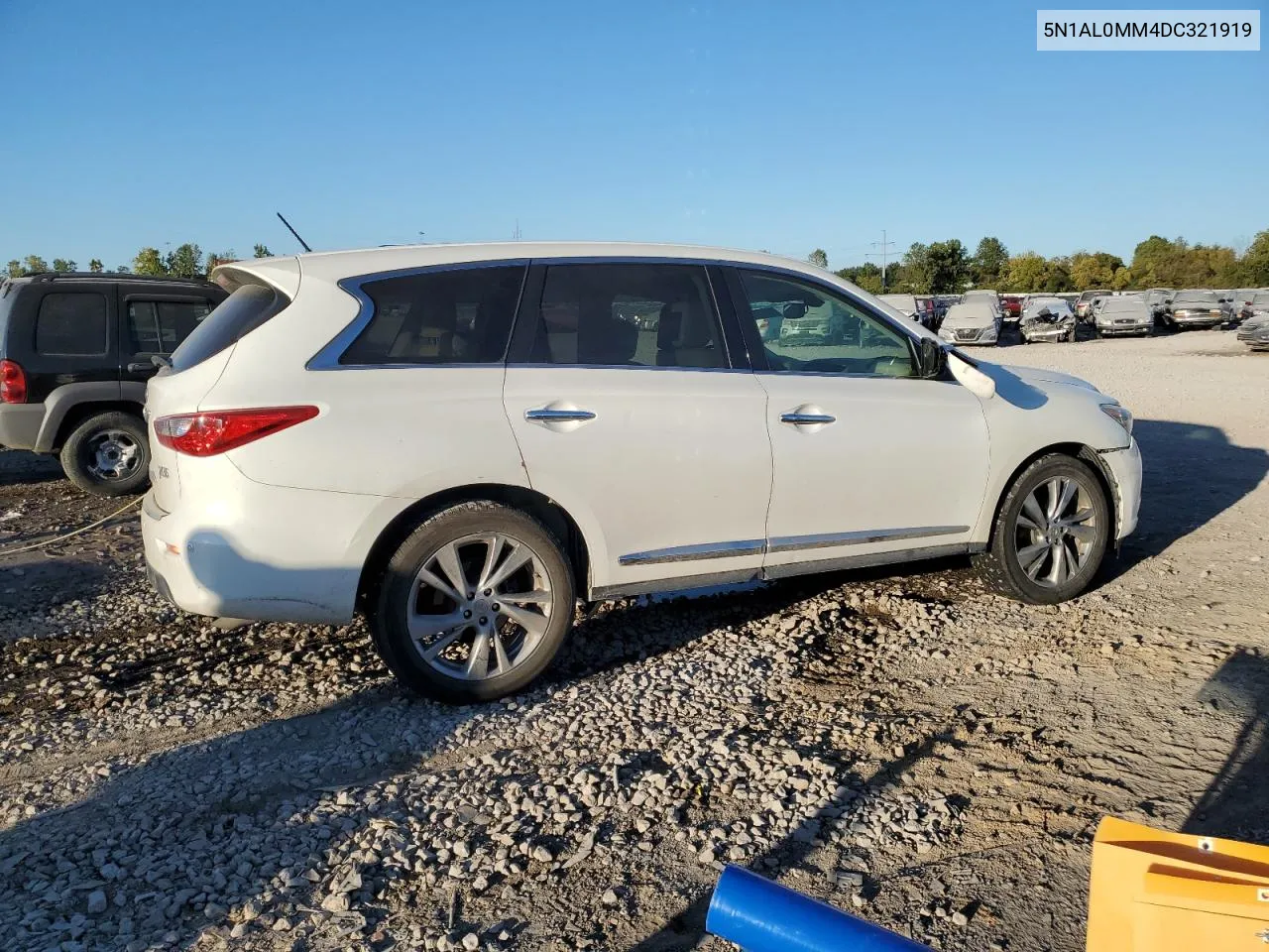 2013 Infiniti Jx35 VIN: 5N1AL0MM4DC321919 Lot: 75630104