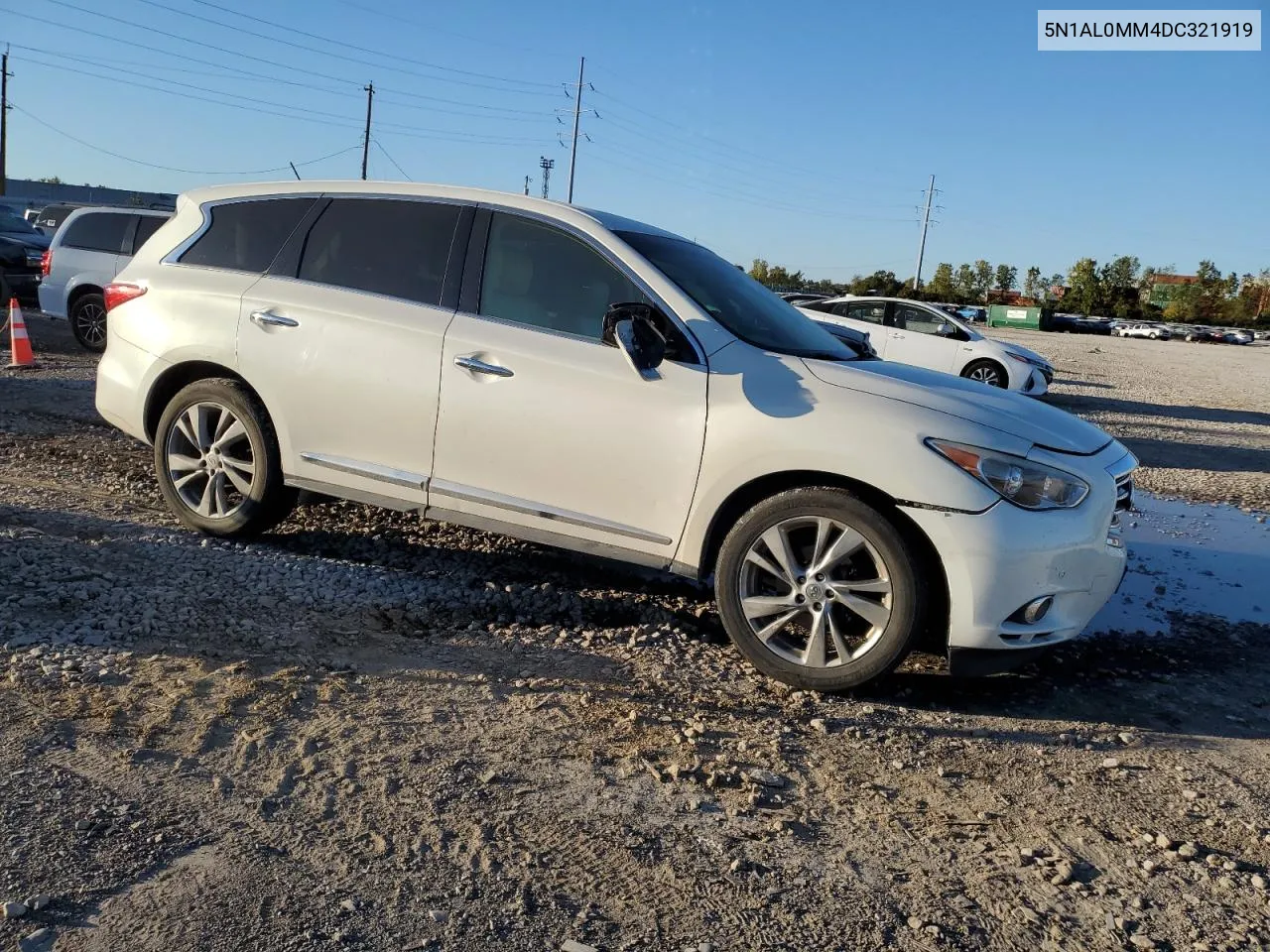 2013 Infiniti Jx35 VIN: 5N1AL0MM4DC321919 Lot: 75630104