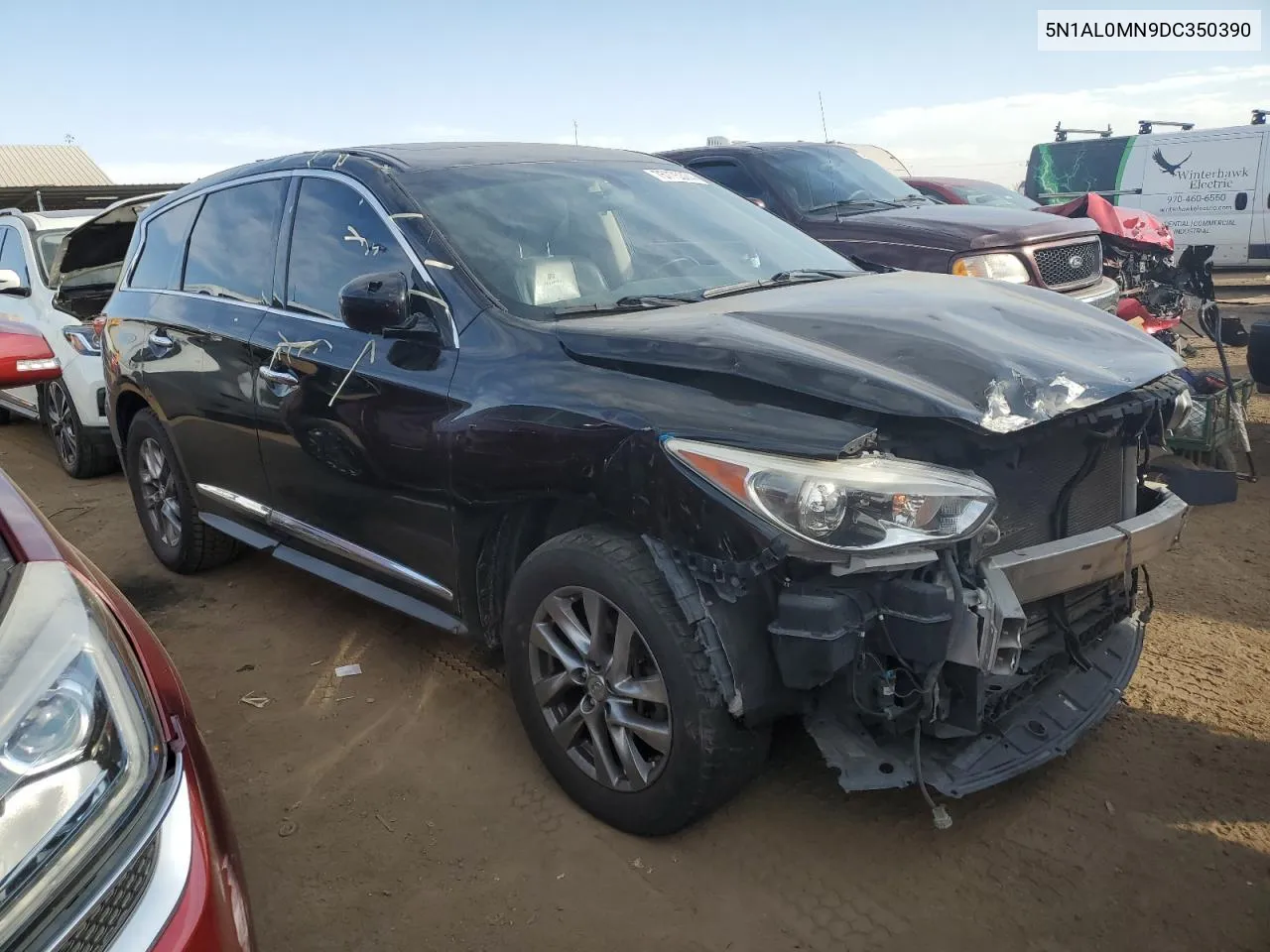 2013 Infiniti Jx35 VIN: 5N1AL0MN9DC350390 Lot: 75775374