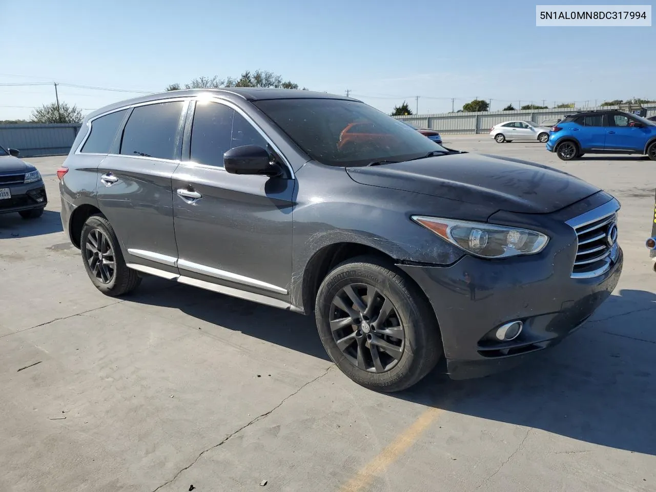 2013 Infiniti Jx35 VIN: 5N1AL0MN8DC317994 Lot: 76059494