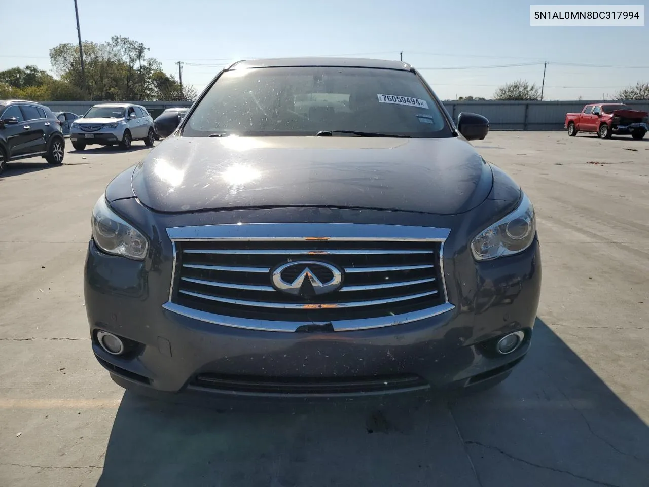 2013 Infiniti Jx35 VIN: 5N1AL0MN8DC317994 Lot: 76059494