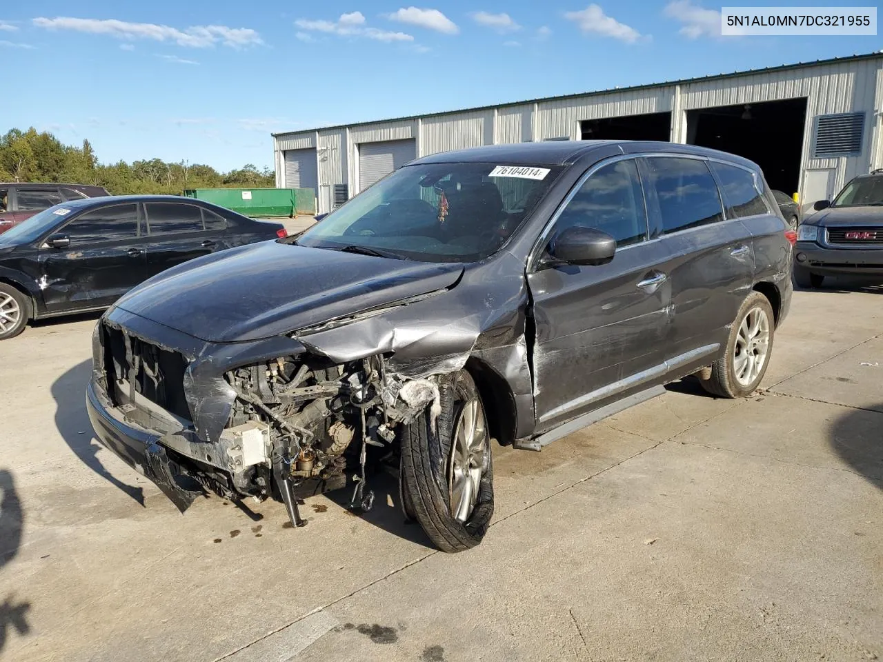 2013 Infiniti Jx35 VIN: 5N1AL0MN7DC321955 Lot: 76104014