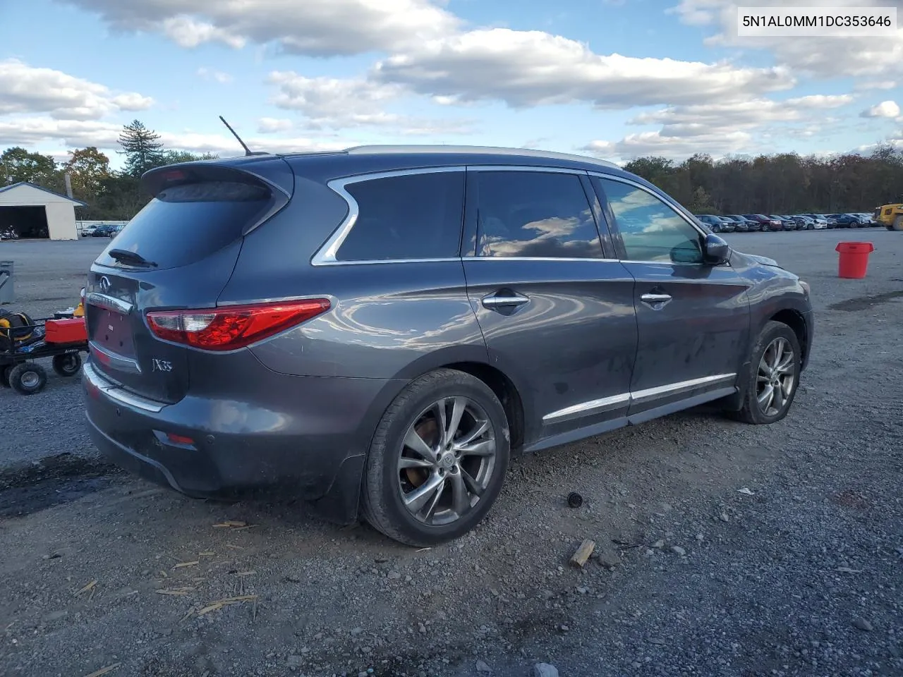 2013 Infiniti Jx35 VIN: 5N1AL0MM1DC353646 Lot: 76325414