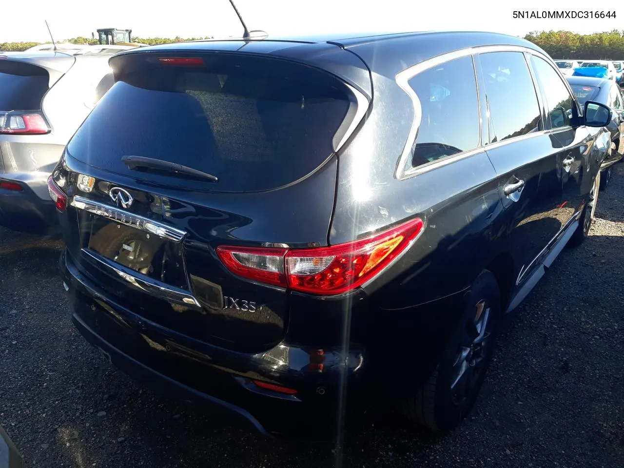 2013 Infiniti Jx35 VIN: 5N1AL0MMXDC316644 Lot: 76438584