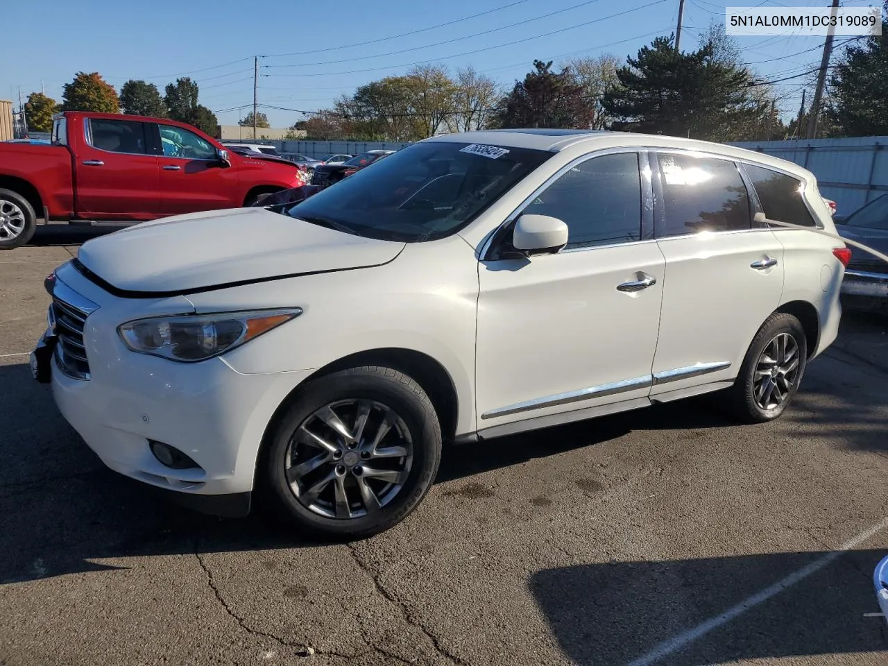 2013 Infiniti Jx35 VIN: 5N1AL0MM1DC319089 Lot: 76536424