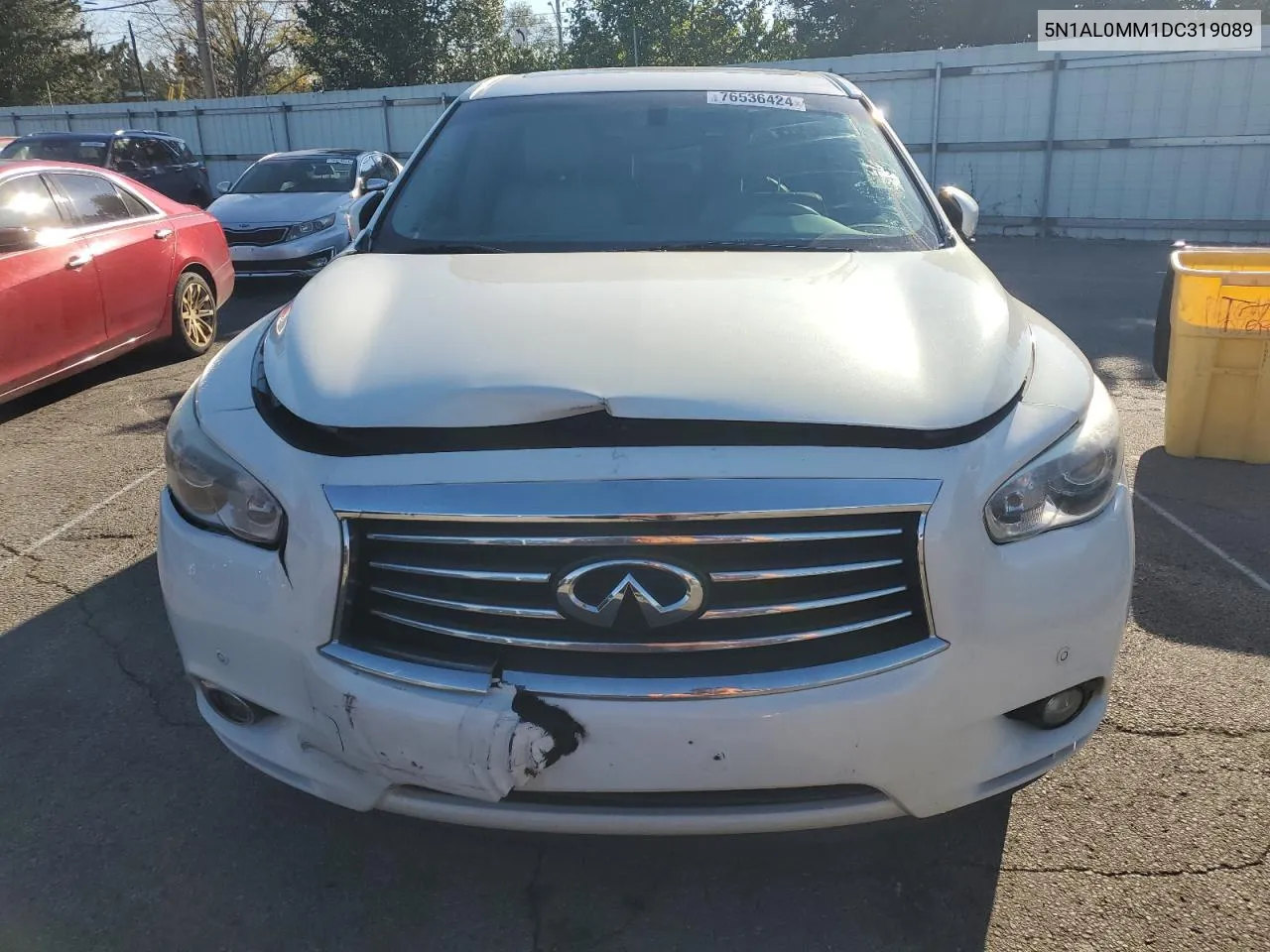 2013 Infiniti Jx35 VIN: 5N1AL0MM1DC319089 Lot: 76536424