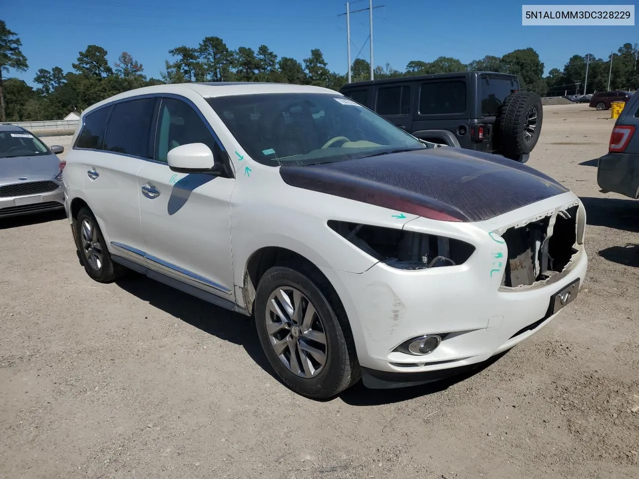 2013 Infiniti Jx35 VIN: 5N1AL0MM3DC328229 Lot: 76623144