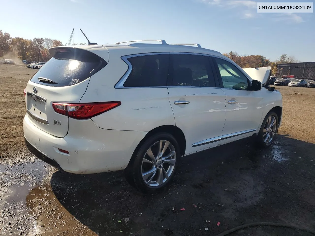 2013 Infiniti Jx35 VIN: 5N1AL0MM2DC332109 Lot: 76701404