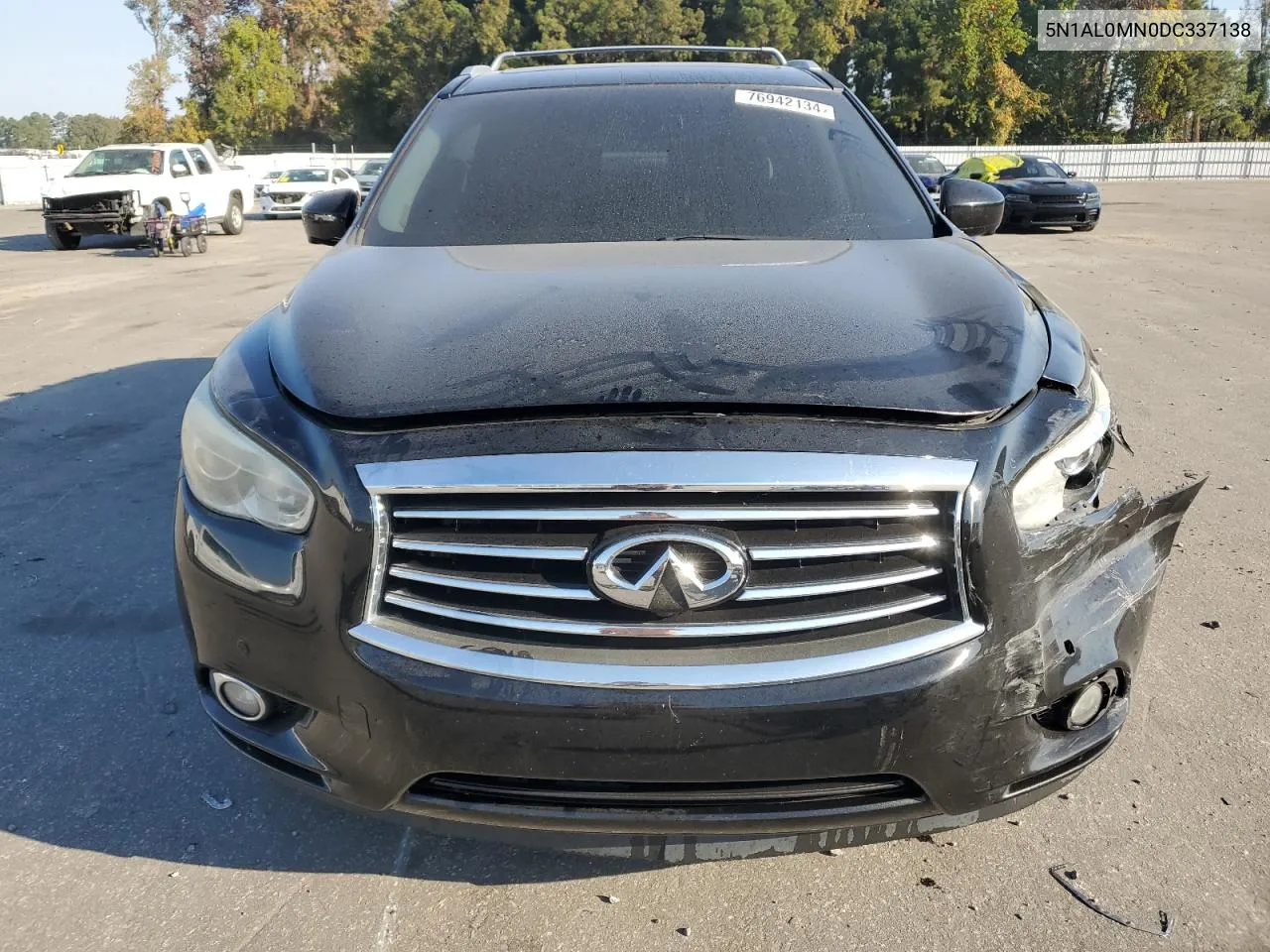 2013 Infiniti Jx35 VIN: 5N1AL0MN0DC337138 Lot: 76942134