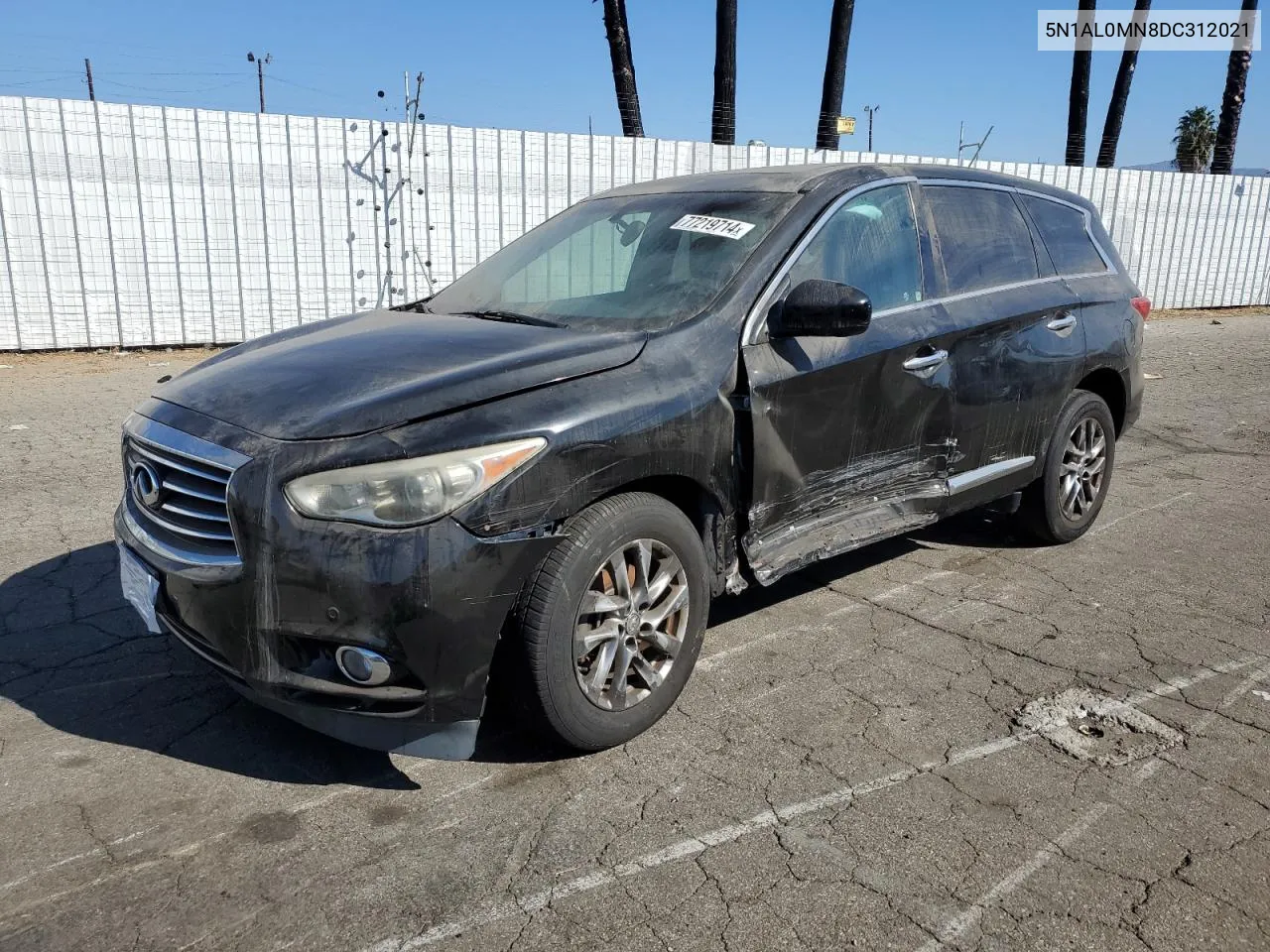 2013 Infiniti Jx35 VIN: 5N1AL0MN8DC312021 Lot: 77219714