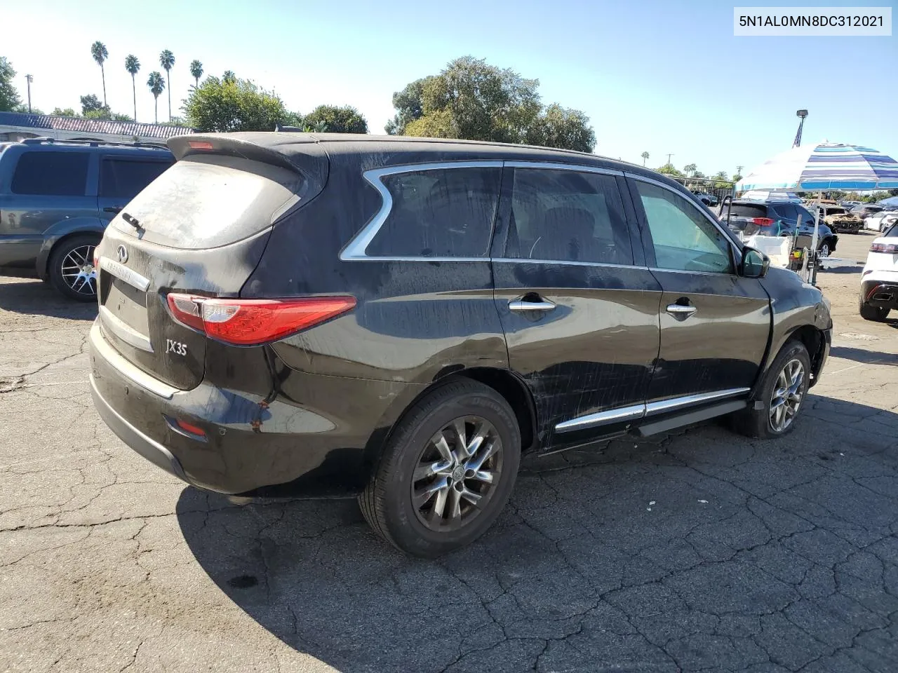 2013 Infiniti Jx35 VIN: 5N1AL0MN8DC312021 Lot: 77219714