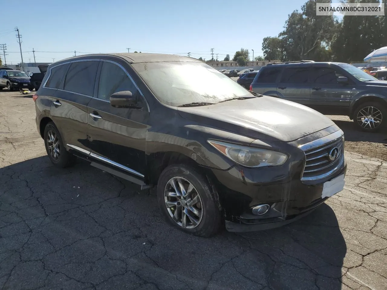 2013 Infiniti Jx35 VIN: 5N1AL0MN8DC312021 Lot: 77219714