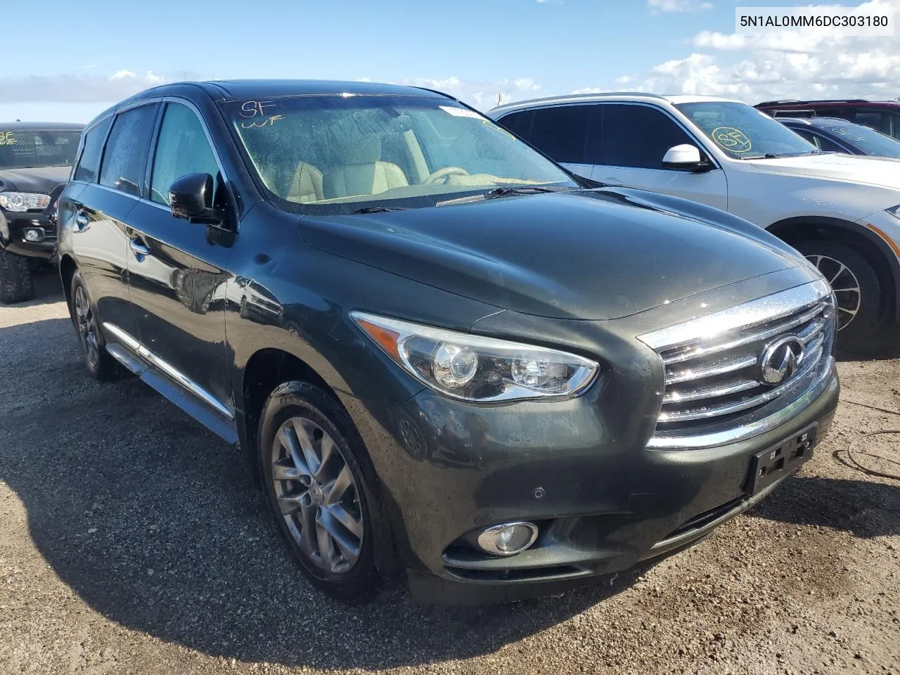 2013 Infiniti Jx35 VIN: 5N1AL0MM6DC303180 Lot: 77631514