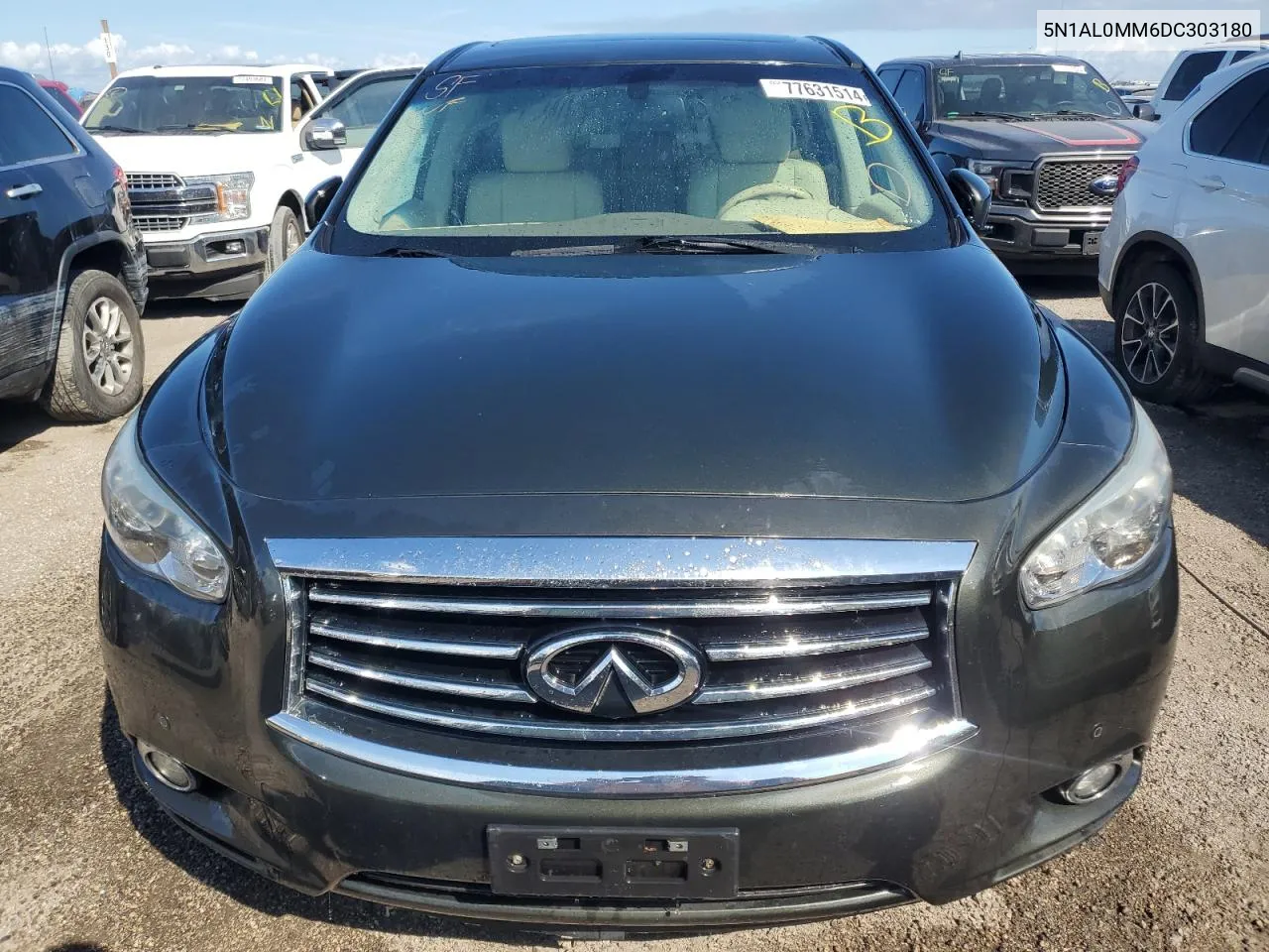 2013 Infiniti Jx35 VIN: 5N1AL0MM6DC303180 Lot: 77631514