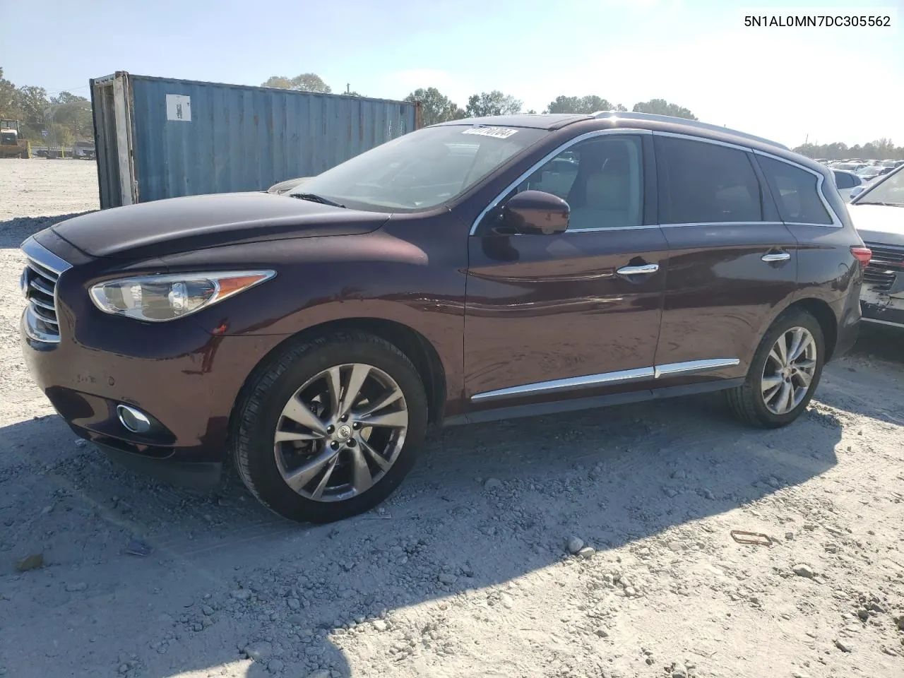 2013 Infiniti Jx35 VIN: 5N1AL0MN7DC305562 Lot: 77710704