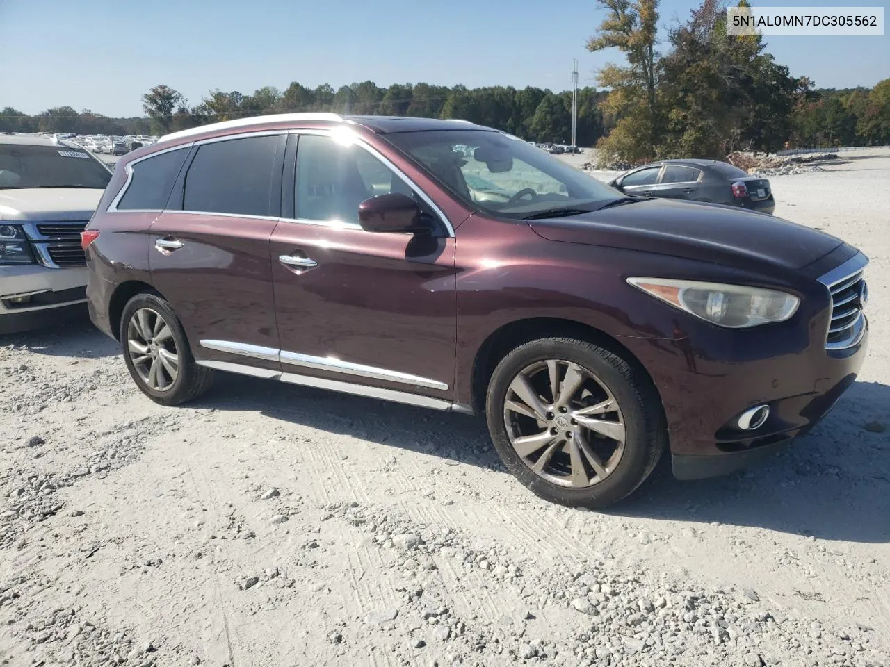 2013 Infiniti Jx35 VIN: 5N1AL0MN7DC305562 Lot: 77710704