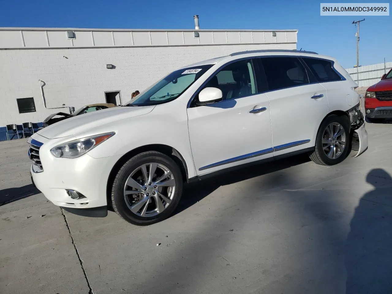 2013 Infiniti Jx35 VIN: 5N1AL0MM0DC349992 Lot: 77848794