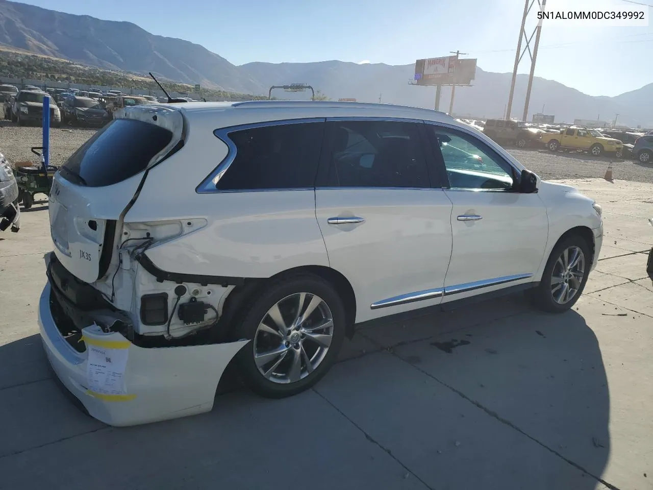 2013 Infiniti Jx35 VIN: 5N1AL0MM0DC349992 Lot: 77848794