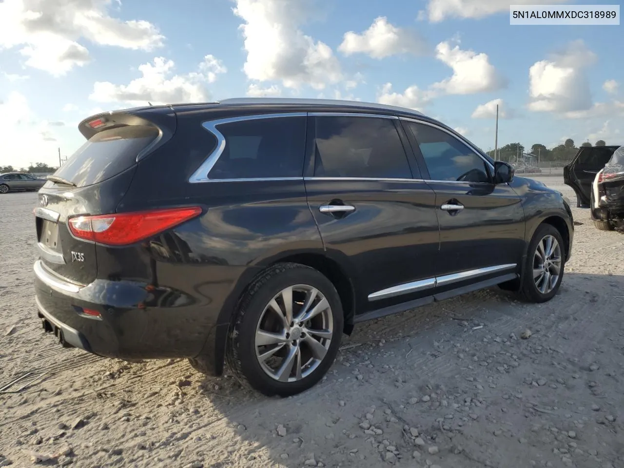 2013 Infiniti Jx35 VIN: 5N1AL0MMXDC318989 Lot: 77993874