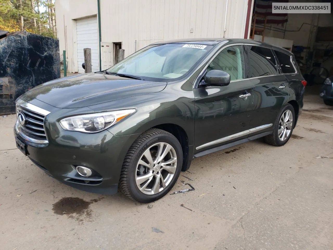 2013 Infiniti Jx35 VIN: 5N1AL0MMXDC338451 Lot: 78229844