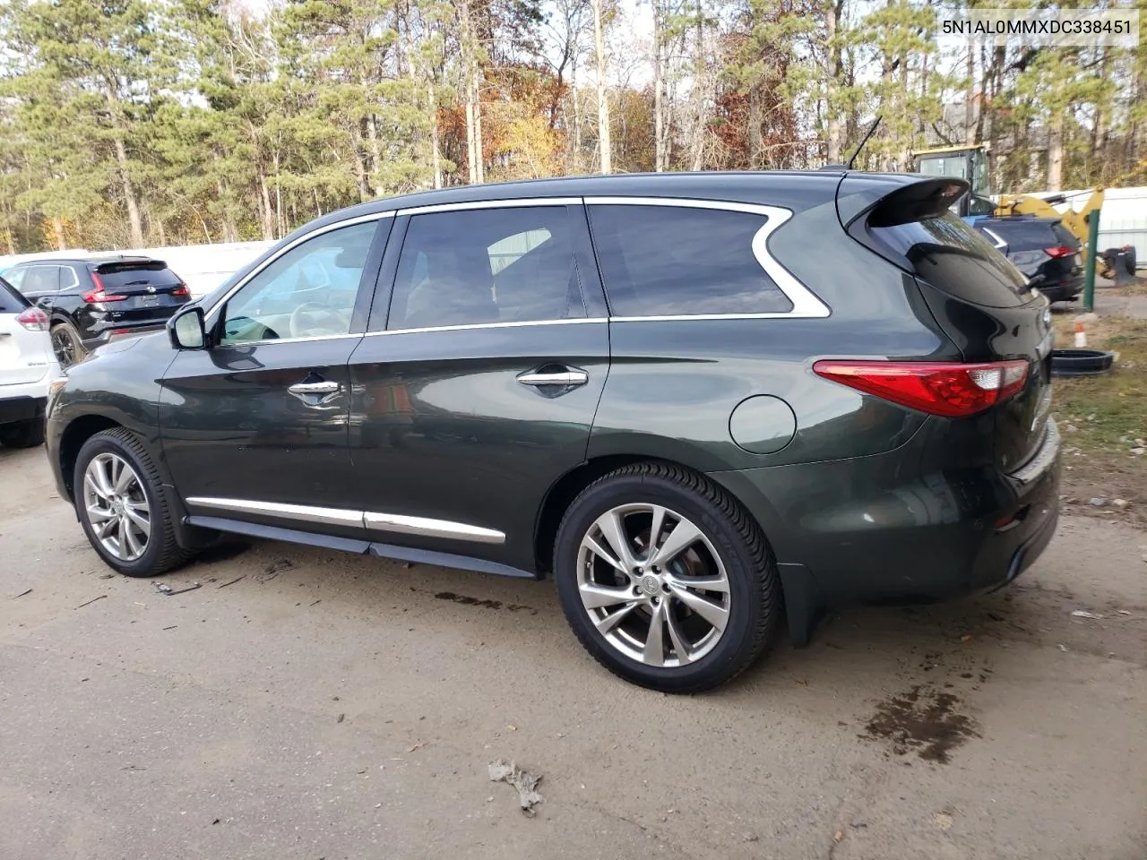 2013 Infiniti Jx35 VIN: 5N1AL0MMXDC338451 Lot: 78229844