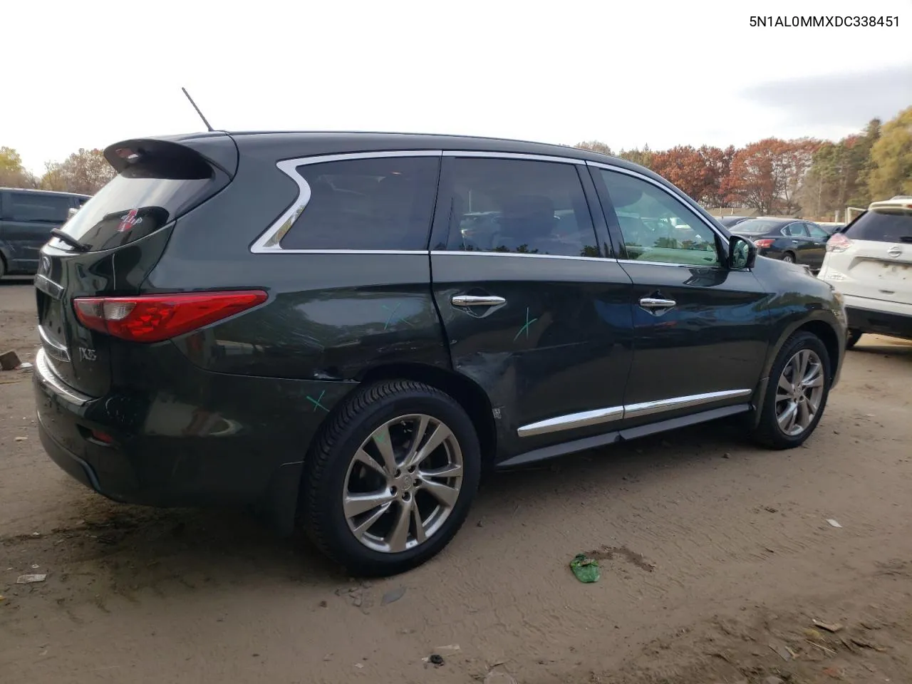 2013 Infiniti Jx35 VIN: 5N1AL0MMXDC338451 Lot: 78229844