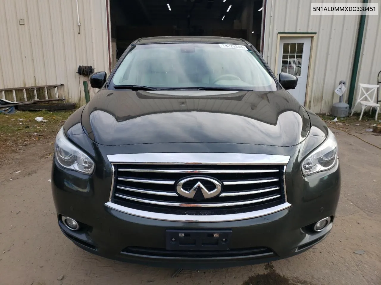 2013 Infiniti Jx35 VIN: 5N1AL0MMXDC338451 Lot: 78229844