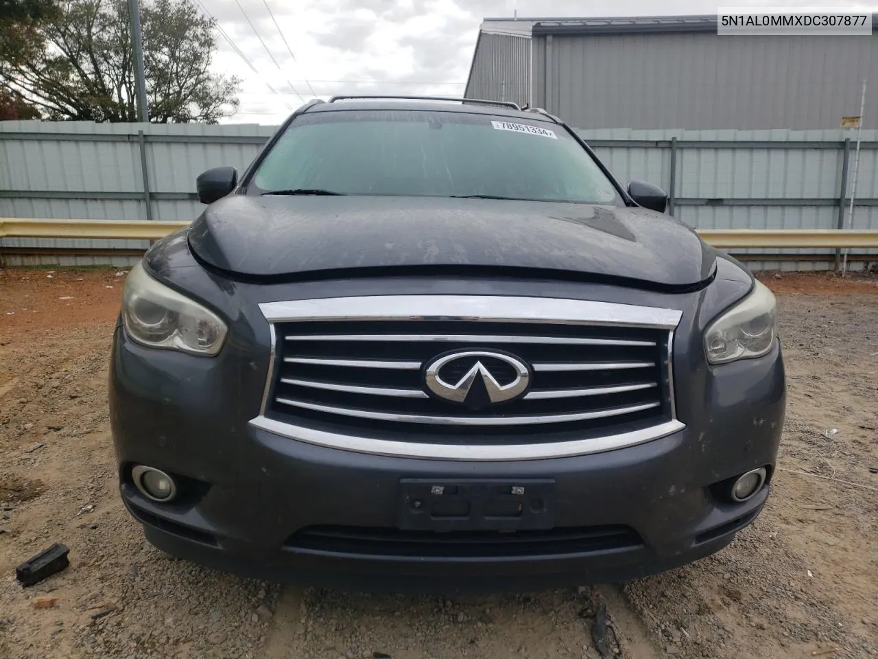 2013 Infiniti Jx35 VIN: 5N1AL0MMXDC307877 Lot: 78951334