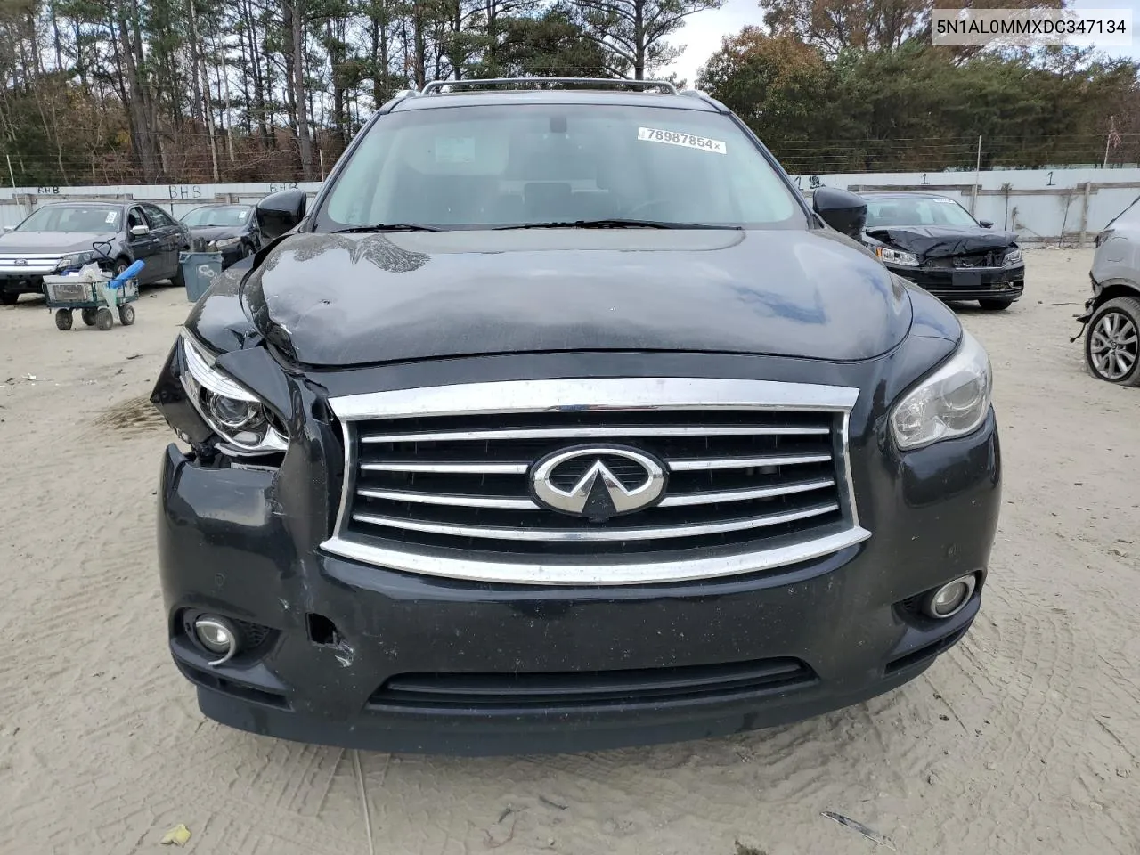 2013 Infiniti Jx35 VIN: 5N1AL0MMXDC347134 Lot: 78987854