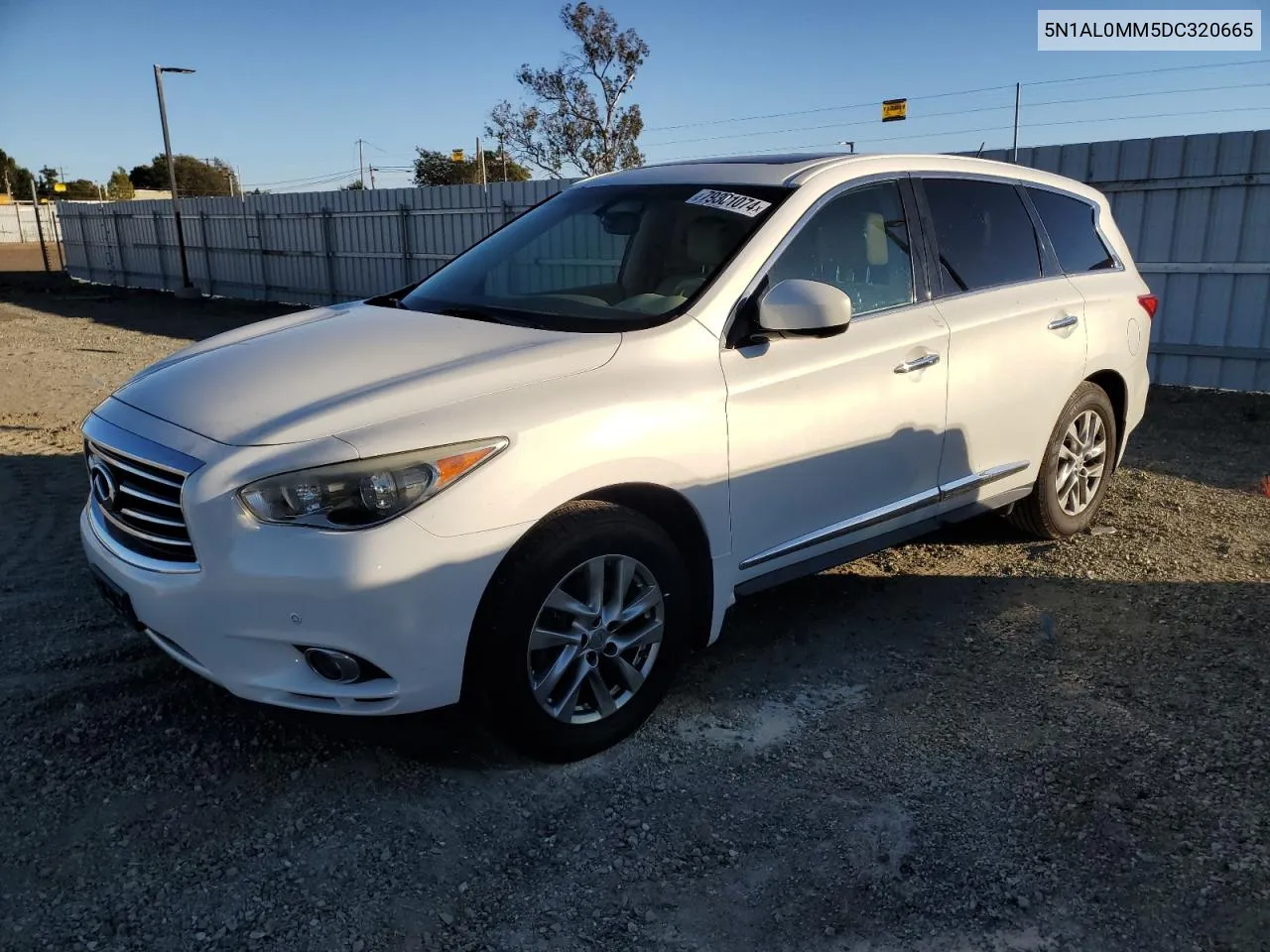 2013 Infiniti Jx35 VIN: 5N1AL0MM5DC320665 Lot: 79301074