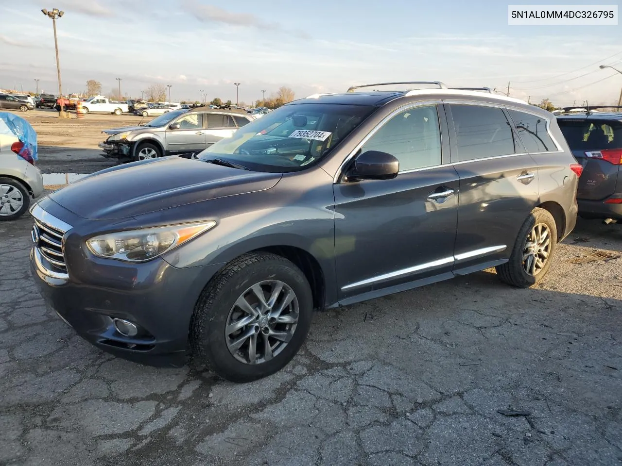 2013 Infiniti Jx35 VIN: 5N1AL0MM4DC326795 Lot: 79352704