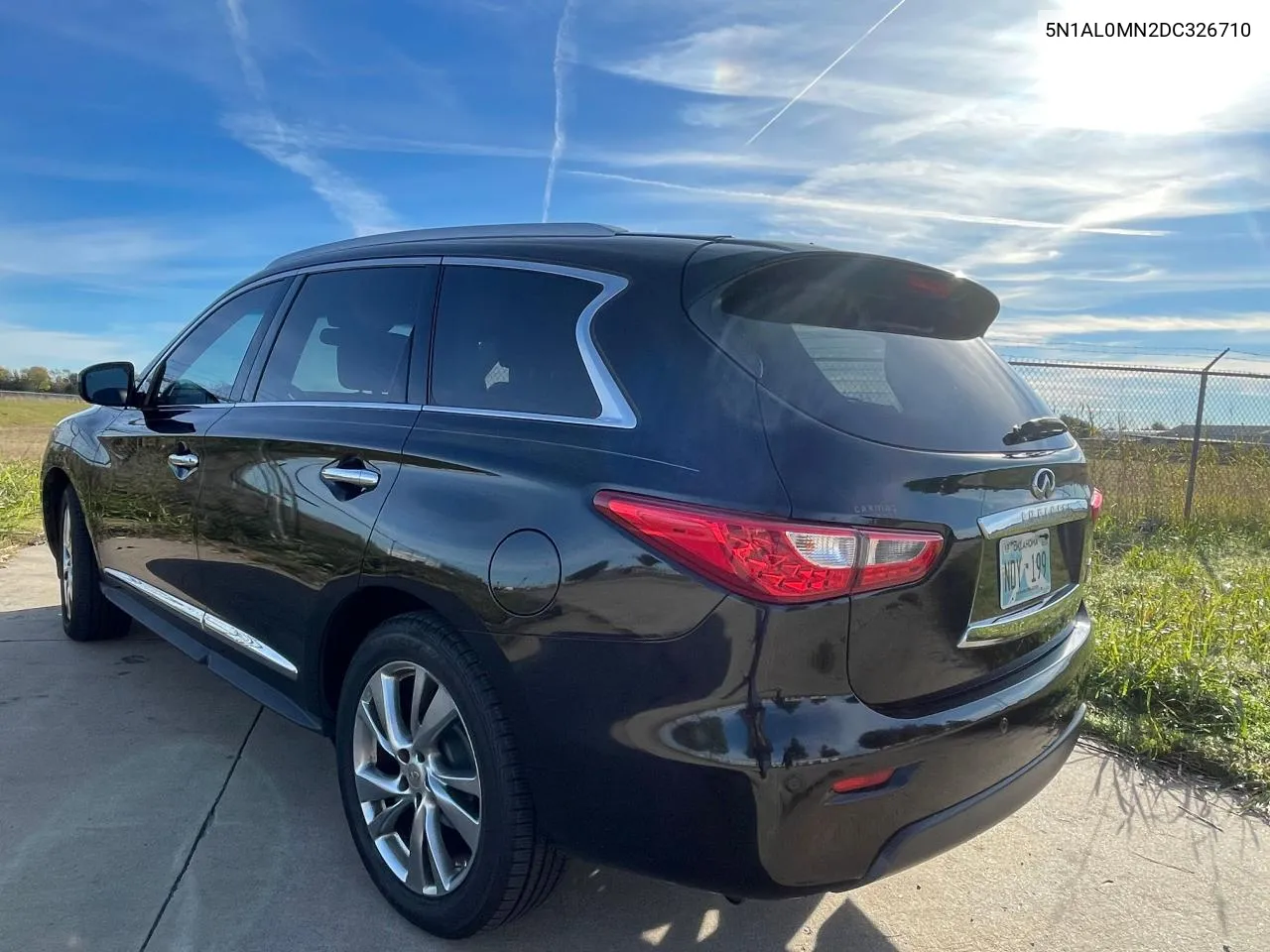 2013 Infiniti Jx35 VIN: 5N1AL0MN2DC326710 Lot: 80642574