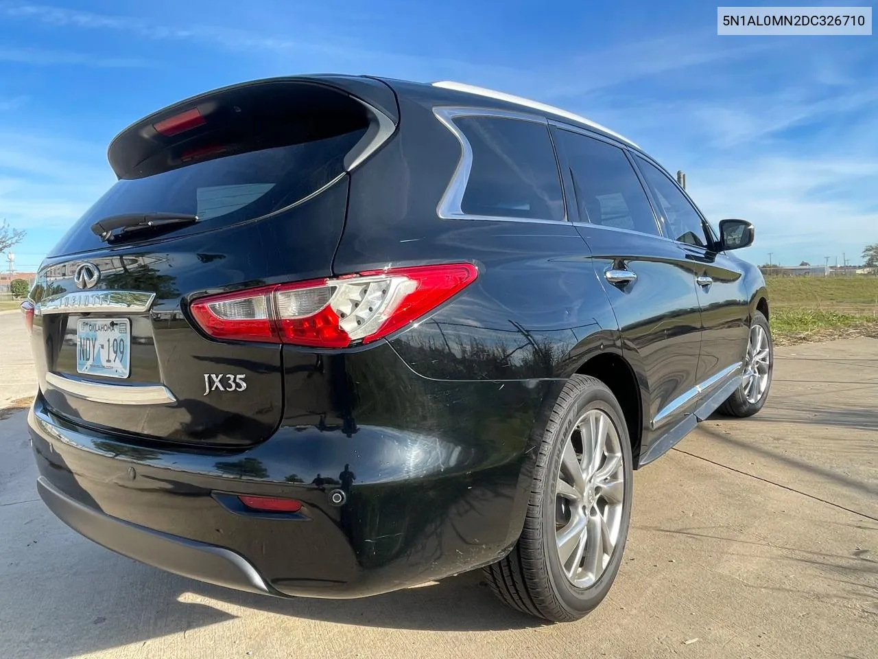 2013 Infiniti Jx35 VIN: 5N1AL0MN2DC326710 Lot: 80642574